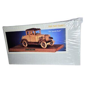 Vintage Car Club of America 1929 Ford Model A Wood Kit Scale 1/24 by X-ACTO